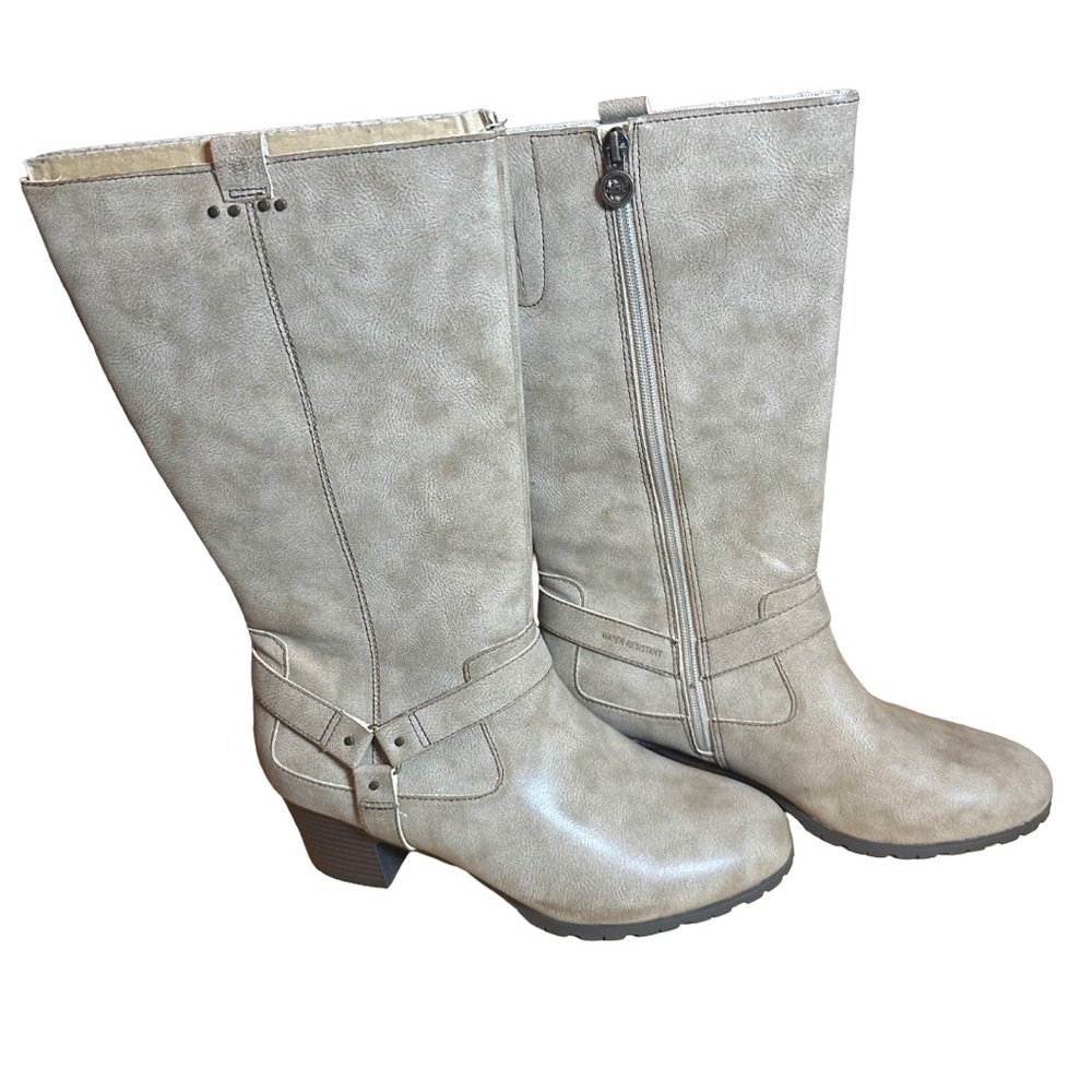 JBU by Jambu Augusta Water Repellent high boot Tobacco brown NWT in original box